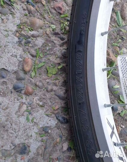 Складной взрослый (до 110кг) велосипед, колеса-24