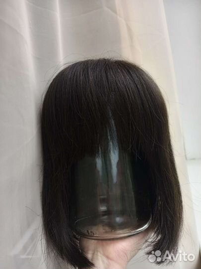 Парик из натуральных волос каре