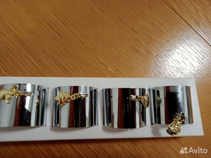 Кольца для салфеток и украшения на бокалы