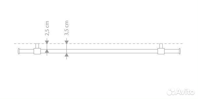 Рейлинг для кухни Tescoma Monti, 60см