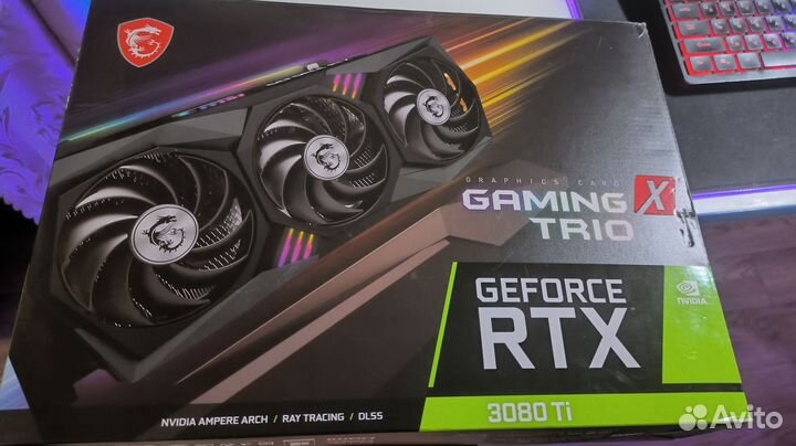Видеокарта MSI Geforce RTX 3080 Ti Gaming X Trio