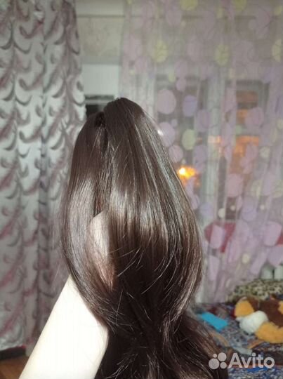 Хвост-шиньон на крабике