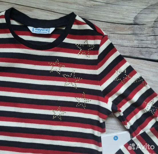 Лонгслив для девочки Mayoral 128