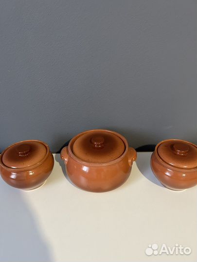 Дорогие керамические горшки для запекания посуда