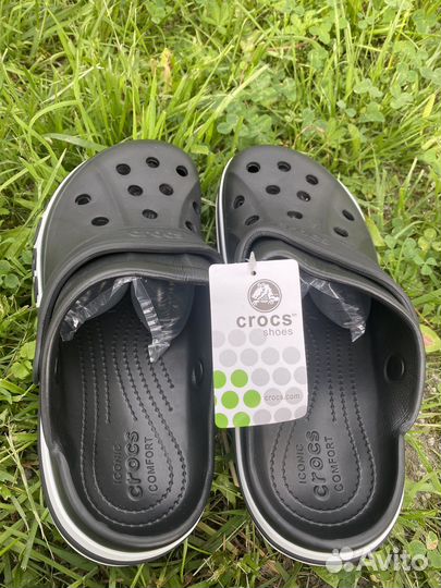 Crocs сабо мужские синие