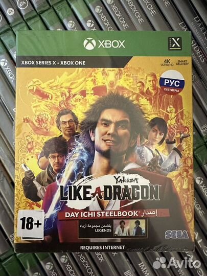 Yakuza: Like a Dragon (Steelbook) - новый (Xbox)