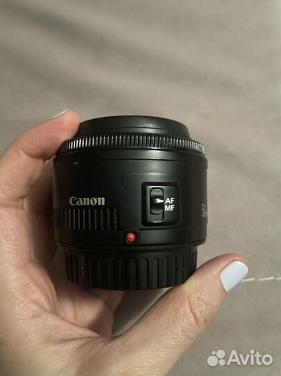 Объектив портретный canon ef 50 1:1,8