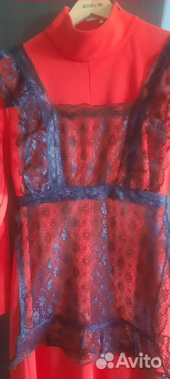 Школьный фартук цена за 2 шт. Белый и чёрный