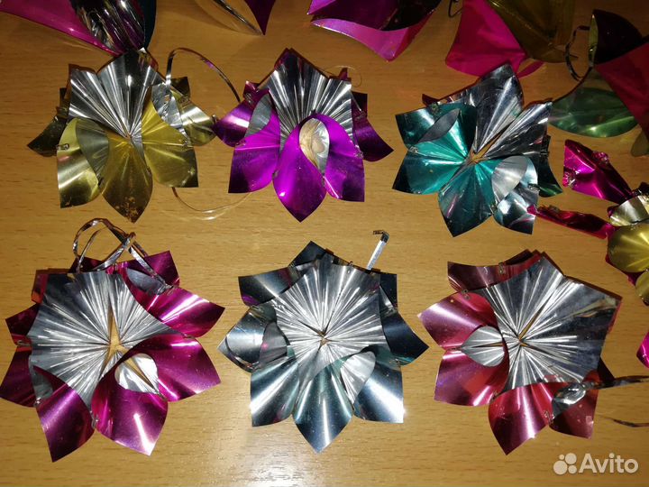 Ёлочные игрушки из лавсана