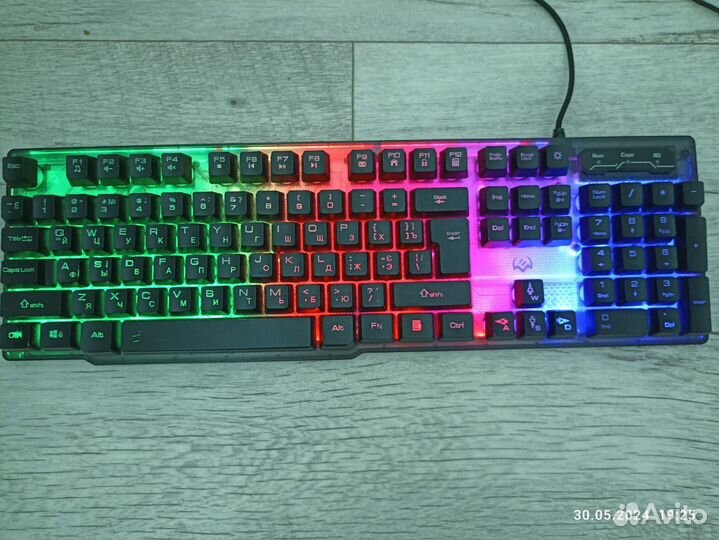 Набор игровой, проводной: клавиатура+мышь