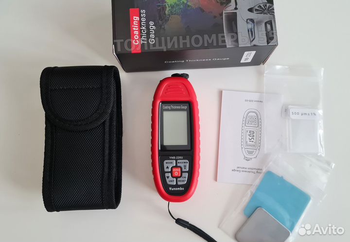 Проф. Толщиномер YNB-220U+ZN NEW Комплект чехлов