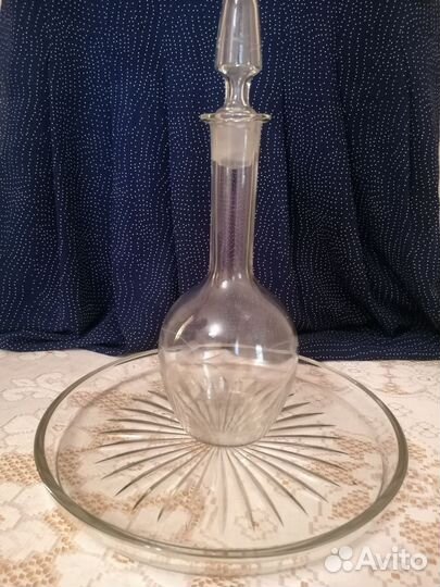 Графин СССР и ваза 2шт