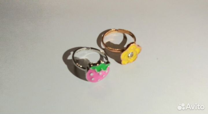 Кольцо детское бижутерия