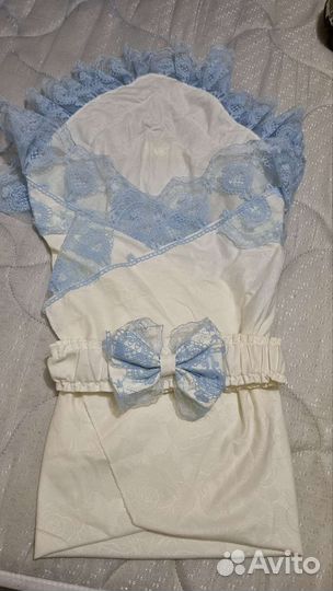 Конверт на выписку для мальчика летний