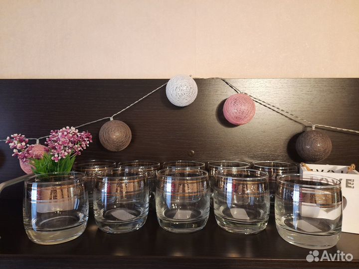 Стаканы для сока воды виски коньяка бренди 10шт