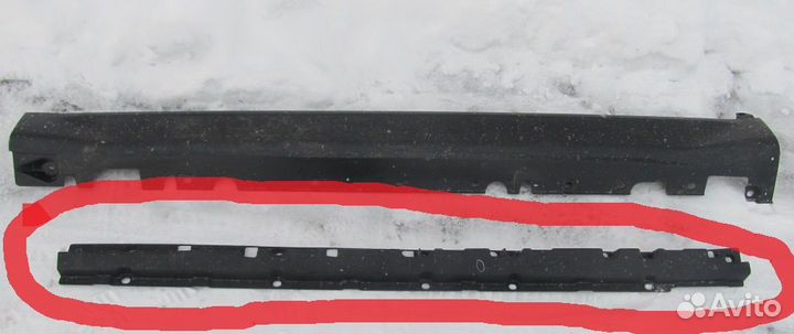 BMW E70 арматура левого порога 51777207195 LH