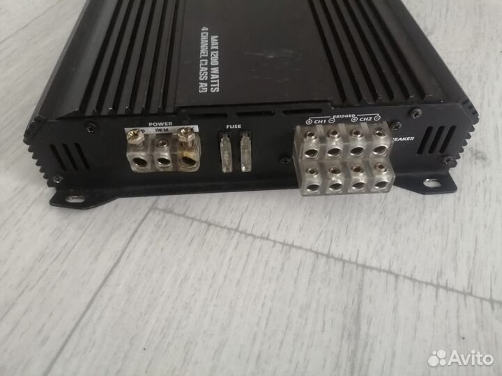 Усилитель Kicx GT 4.100 в хорошем состоянии Торг