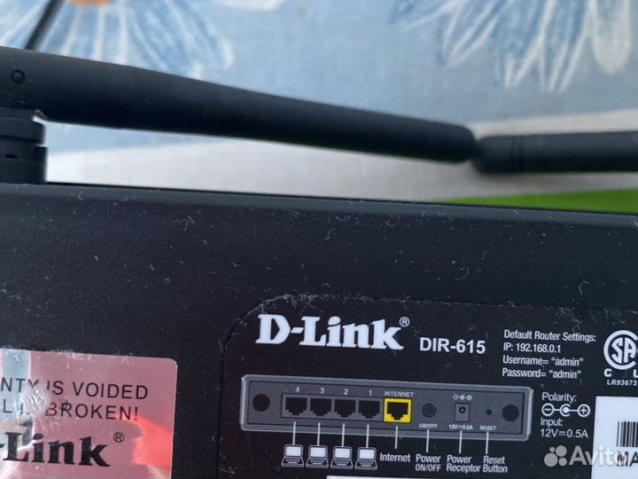 Wifi роутер d link dir-615