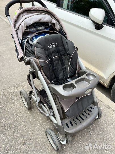 Коляска Graco трансформер 3 в 1 с автокреслом 0+