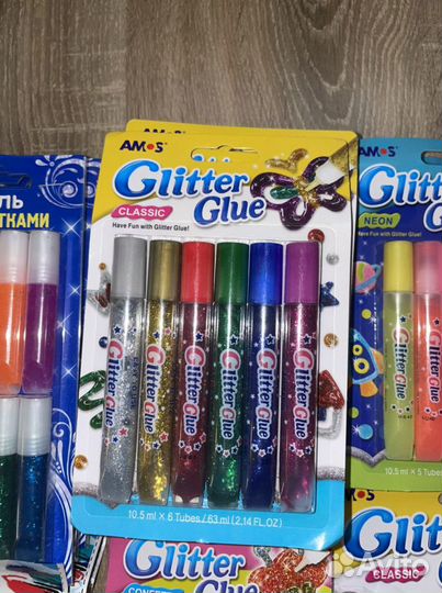 Гель с блестками