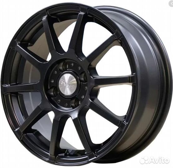 R15 4x100 6J ET45 D67,1 Скад Акита Черный барxат