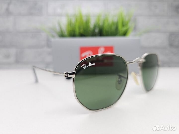 Очки Ray Ban Hexagonal 3548 Классический Зеленый