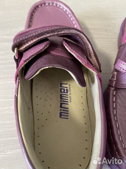 Мокасины для девочки minimen размер 30