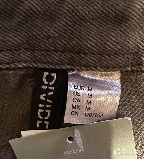 Рубашка джинсовая мужская h&m