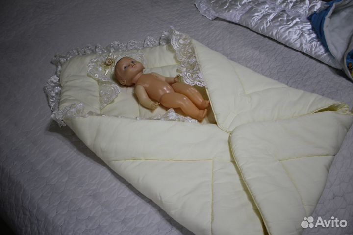 Детские вещи для новорожденных. Конверт-одеяло