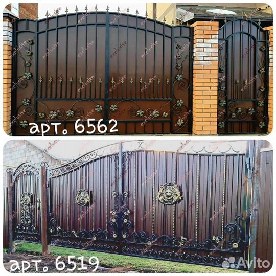 Кованые ворота