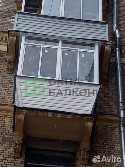 Остекление балконов в хрушевке