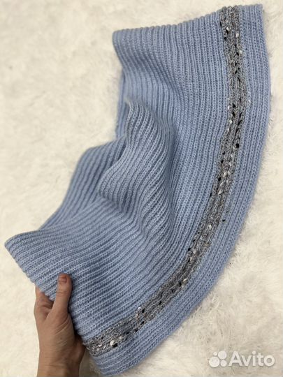 Женский снуд и шапка. новое