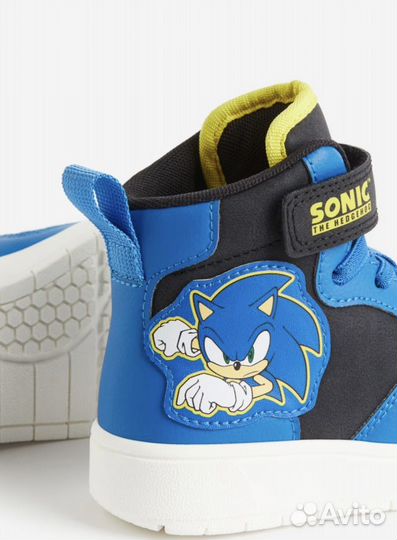 Детские ботинки соник Sonic H&M