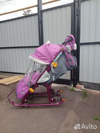 Детские санки коляска ника