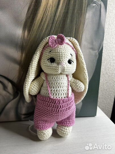 Мягкая игрушка заяц