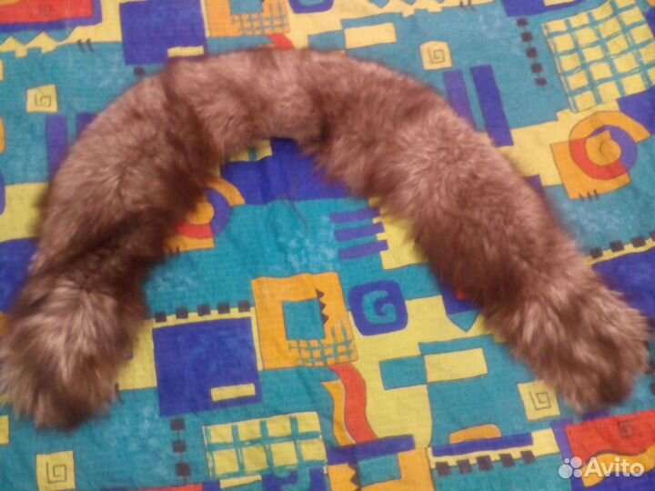 Меховой воротник песец