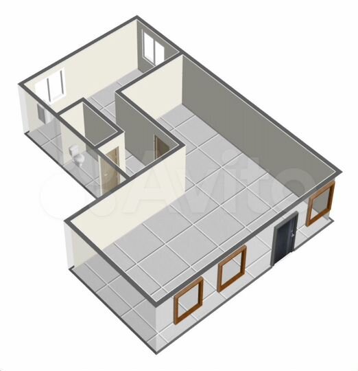 Свободного назначения, 58.5 м²