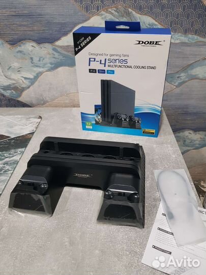 Стенд для PS4 охлаждение и зарядка для геймпадов