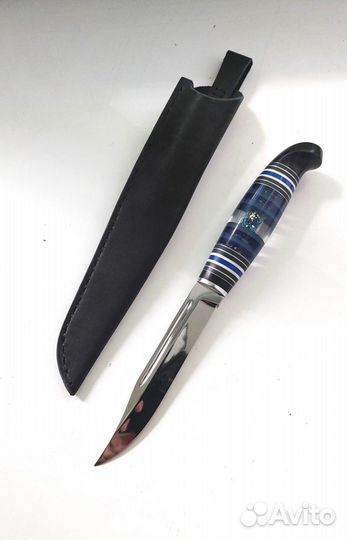 Финка жиганская финский нож на оргстекле