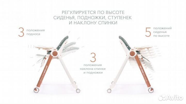 Стульчик для кормления Happy Baby Berny V2, Milk