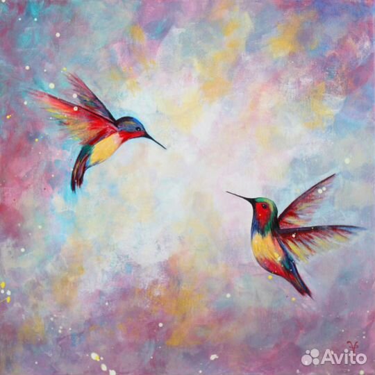 Картина акрилом современная интерьерная 