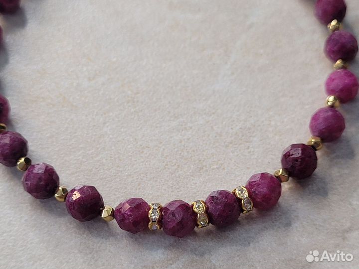 Браслет из рубина Katya quartz