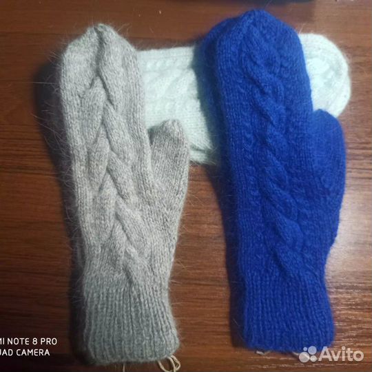Варежки женские ручной работы