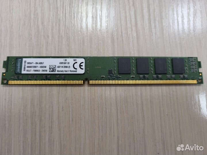 Оперативная память Kingston KVR16N11/8