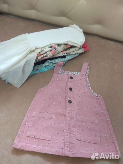 Вещи пакетом на девочку 74 80
