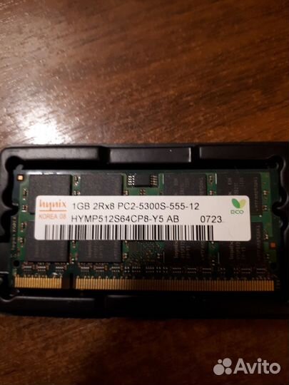Оперативная память hynix hymp512S64CP8-Y5 DDR2 1GB