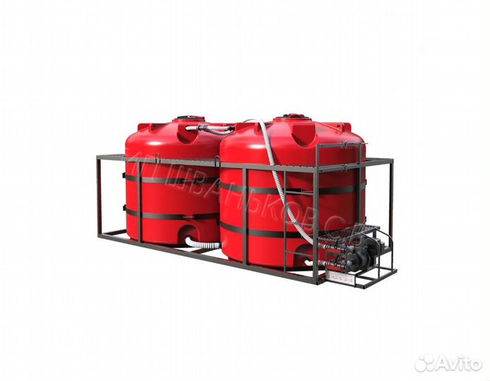 Кассета с емкостями для сзр/воды/кас/жку