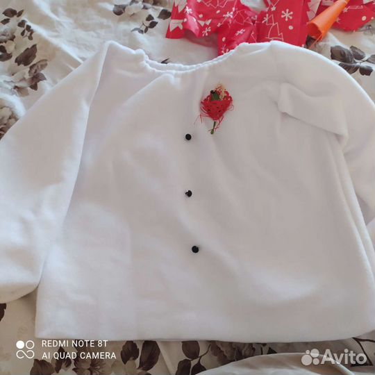 Новогодний костюм снеговика