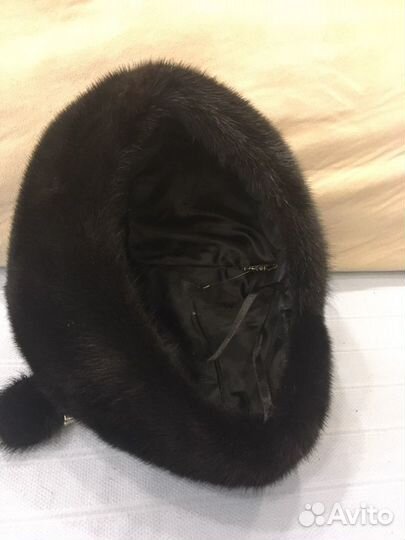Шапка из меха норки