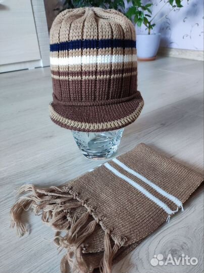 Комплект шапка и шарф